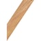 Ekena Millwork 5 1/2"W x 16"D x 24"H Traditional Smooth Knee Brace, Western Red Cedar BRC06X16X24TRA00SWR - alternate 2